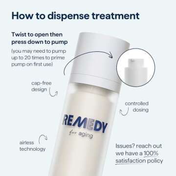 Remedy for Healthy Aging - Anti-Aging Treatment for Wrinkles, Uneven Texture & Tone with Retinaldehyde, Argireline, Matrixyl 3000, Glycolic Acid, Ferulic Acid - By Dermatologist Dr. Shah