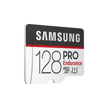 Samsung PRO Endurance 128GB 100MB/s (U1) MicroSDXC Memory Card with Adapter (MB-MJ128GA/AM)