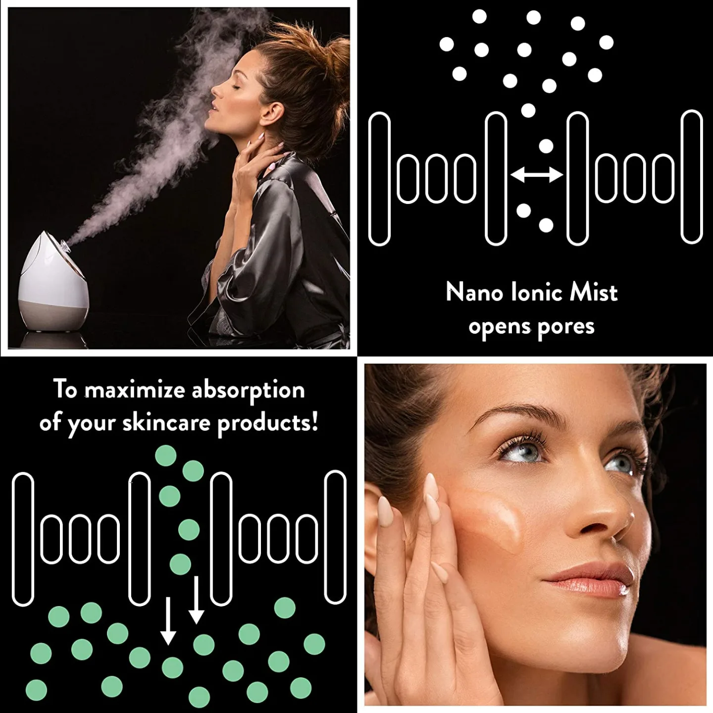 Nano Ionic Facial Steamer for Skin Hydration