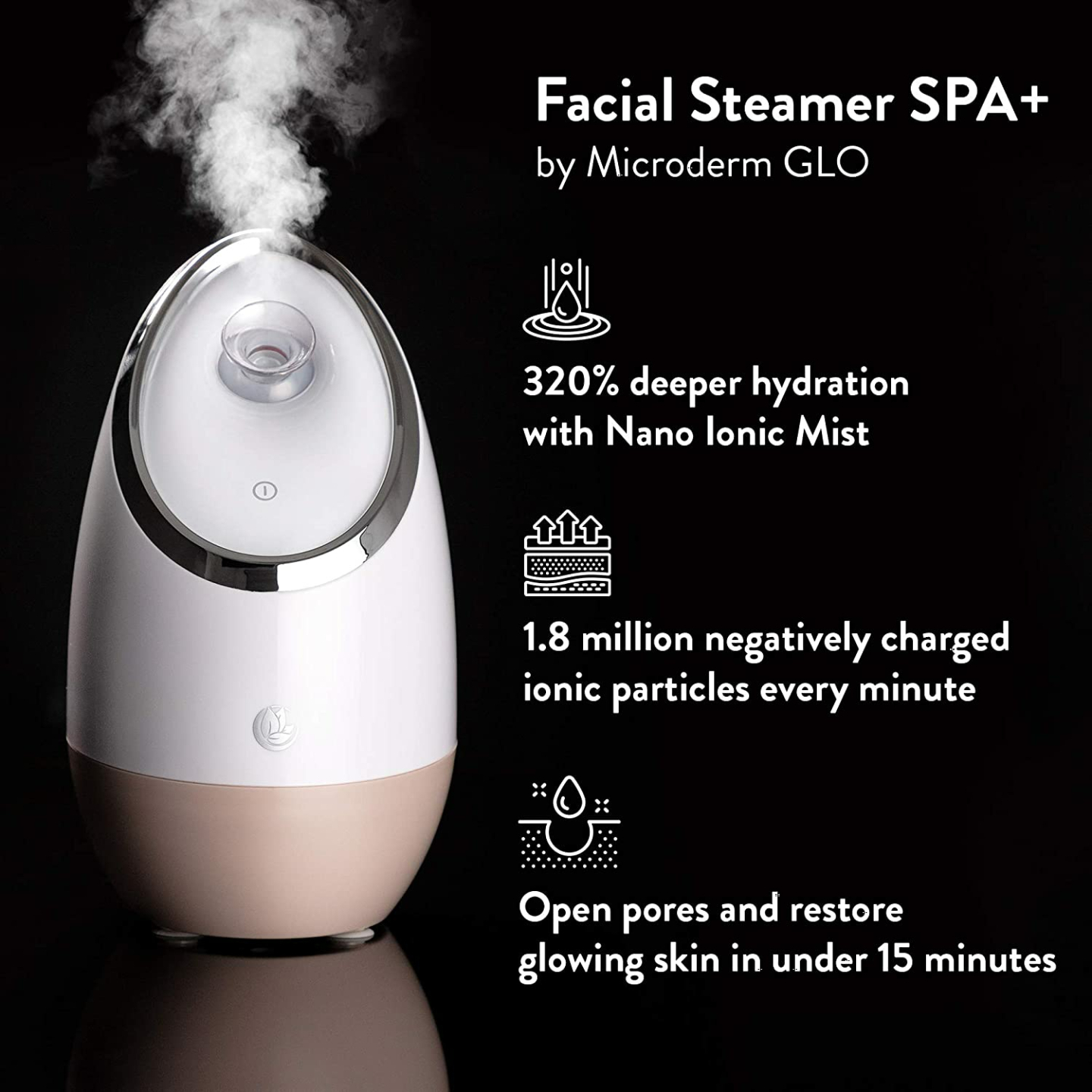 Nano Ionic Facial Steamer for Skin Hydration
