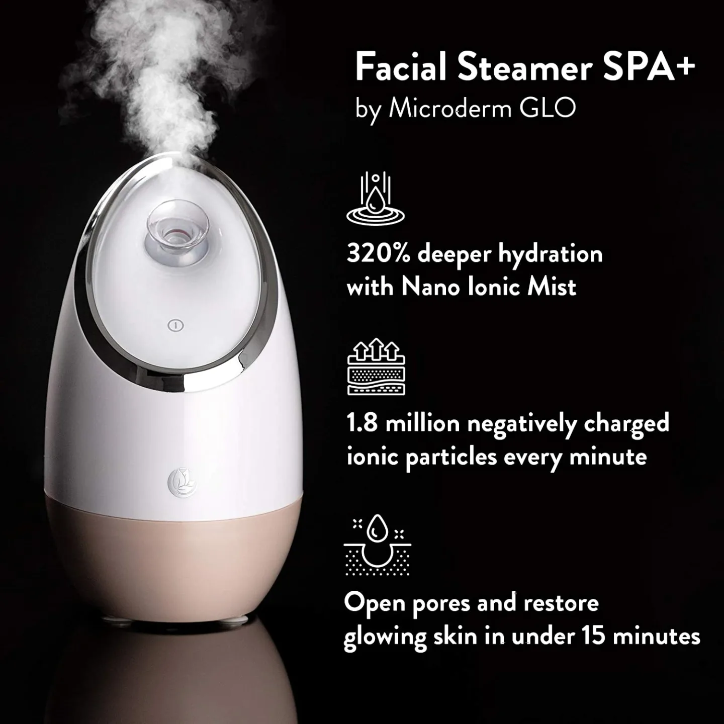 Nano Ionic Facial Steamer for Skin Hydration