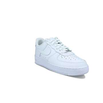 Nike Women Basketball Shoe, White/White-White, 9 US