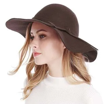 Elegant Wool Floppy Hat for Stylish Sun Protection