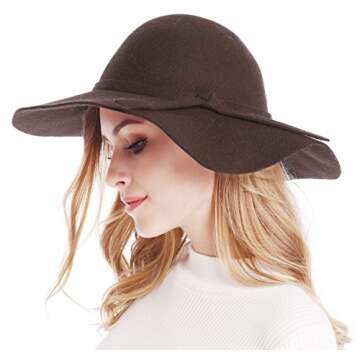 Elegant Wool Floppy Hat for Stylish Sun Protection