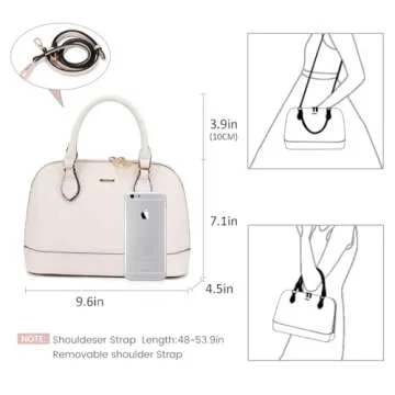 Stylish LOVEVOOK Faux Leather Crossbody Purse for Women