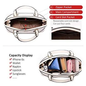 Stylish LOVEVOOK Faux Leather Crossbody Purse for Women