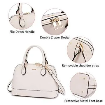 Stylish LOVEVOOK Faux Leather Crossbody Purse for Women