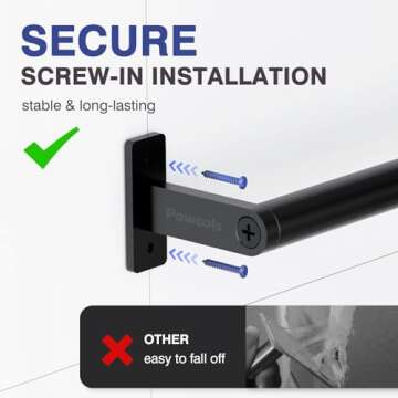 Top Powools Towel Rack - Rustproof, Durable, Versatile