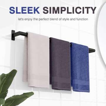 Top Powools Towel Rack - Rustproof, Durable, Versatile