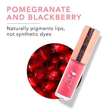 Vegan Strawberry Lip Gloss - High Shine & Hydrating