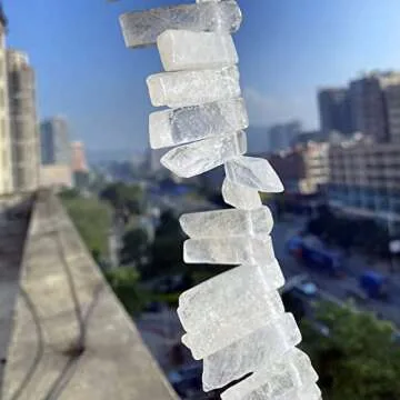 Real Clear Quartz Charms - 30+ Stone Pendants for Jewelry Making