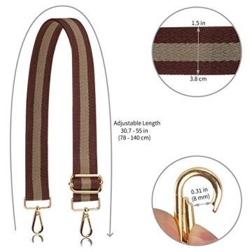 Allzedream Adjustable Crossbody Replacement Handbag Strap