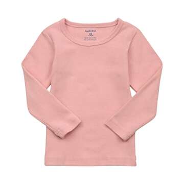 AVAUMA Baby Boys Girls Pajama Set Kids Toddler Snug fit Basic Cotton Sleepwear pjs for Daily (Pink-2...