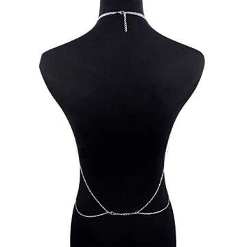 Unique JFORYOU Nipple Rings with Body Chain Jewelry