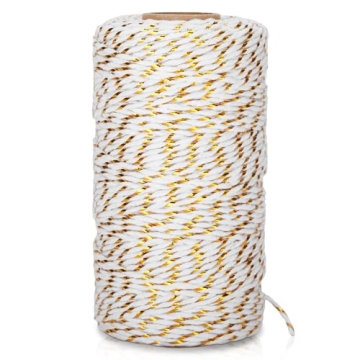 Versatile 328 Feet Gold Gift Twine for Every Occasion