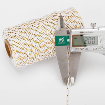 Versatile 328 Feet Gold Gift Twine for Every Occasion