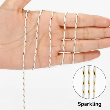 Versatile 328 Feet Gold Gift Twine for Every Occasion