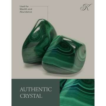 KALIFANO Tumbled Malachite Bundle - AAA+ Jewelry Grade Reiki Crystal Used for Protection and Positive Change - Piedras Caidas for Wicca/Healing (Family Owned)