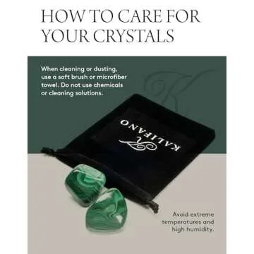 KALIFANO Tumbled Malachite Bundle - Healing Crystals for All