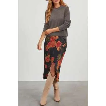 Stylish Arach&Cloz Women's Lightweight Fall Sweater