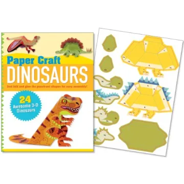 Create Fun Paper Dinosaurs Craft Kit For Kids