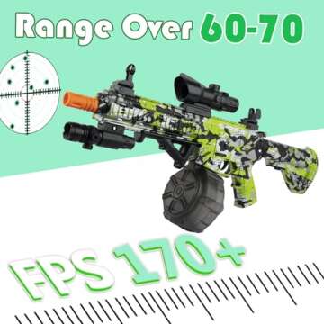 Large Gel Ball Blaster - Automatic & Manual Shooting Fun