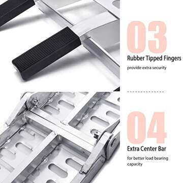 TOOCAPRO Heavy-Duty Loading Ramps for Safe Transport