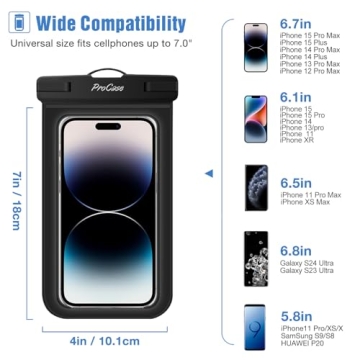 ProCase Waterproof Phone Pouch 2 Pack for Adventure