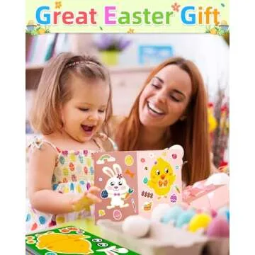 Fun 36 Sheets Easter Stickers for Kids' Crafts & Gifts