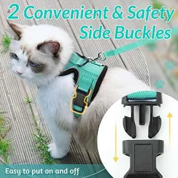rabbitgoo Cat Harness - Safe, Adjustable, Breathable, Escape Proof