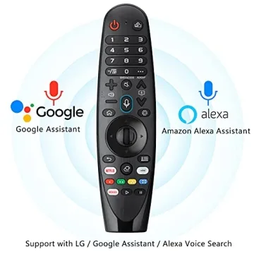 Voice Magic Remote AKB75855501 for LG OLED QNED NanoCell Webos Smart TV Magic Remote Control Replacement AN-MR20GA MR19BA MR18BA MR650A, with Pointer Function