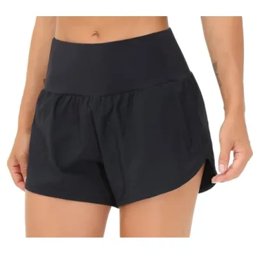 Top GYM PEOPLE High Waisted Running Shorts for Women