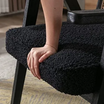 Stylish QUINJAY Rattan Chairs Set of 2 for Modern Living Room