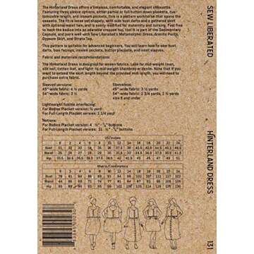 Hinterland Dress Sewing Pattern by Sew Liberated – Create in Style