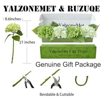 Buy YalzoneMet Lifelike Hydrangeas for Home Decor