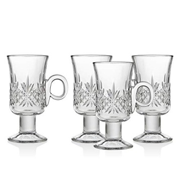 Godinger Dublin Irish Coffee Mugs Set of 4 for Elegant Drinks