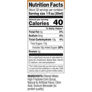 Triple Sec Syrup - Non-Alcoholic Citrus Flavor for Cocktails