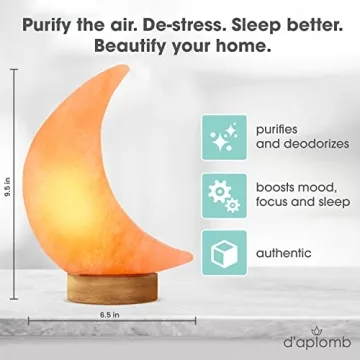 Authentic Himalayan Salt Lamp; Hand-Carved with Dimmer