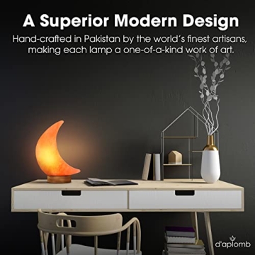 Authentic Himalayan Salt Lamp; Hand-Carved with Dimmer