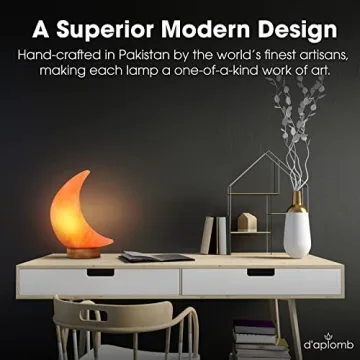 Authentic Himalayan Salt Lamp; Hand-Carved with Dimmer