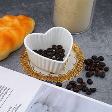 Porcelain Dipping Bowls Ceramic Condiment Dishes Soy Sauce Dish Snack Appetizer Serving Tray Dessert and Ice Cream Bowlsfor Ketchup Appetizers Condiment Snack Honey Mustard Set of 6