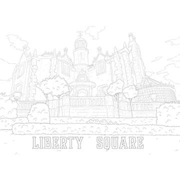 Art of Coloring: The Haunted Mansion