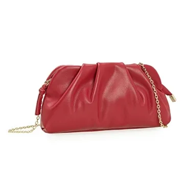 Stylish Charm: Chic Vegan Leather Clutch for Women