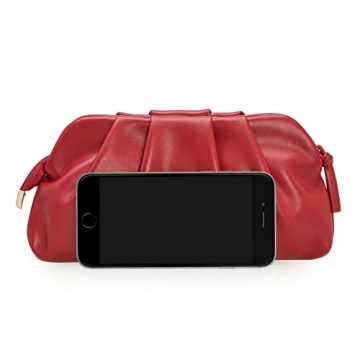 Stylish Charm: Chic Vegan Leather Clutch for Women