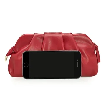 Stylish Charm: Chic Vegan Leather Clutch for Women