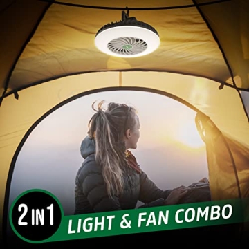 Energizer LED Camping Lantern & Tent Fan S500 PRO