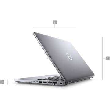 Dell Latitude 5411 Laptop | 14" Full HD Touchscreen | Core i7 - 256GB SSD - 32GB RAM | 6 cores @ 5.1...