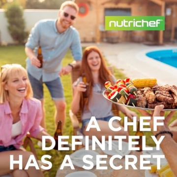 NutriChef Heavy-Duty 5-Burner Propane Gas Grill