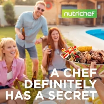 NutriChef Heavy-Duty 5-Burner Propane Gas Grill