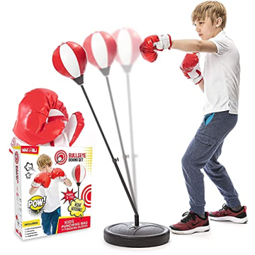 Whoobli Kids Punching Bag - Fun Fit for Ages 3-10